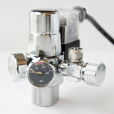 ARCHAEA AccuPRO COMPACT DUAL GAUGE CO2 REGULATOR + CO2 adapter III (Fits CGA 320 & Paintball Cylinder)