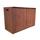 Archaea Mid-Century Modern Wood Cabinet for rimless aquariums with base dimensions: L 120cm x W 50cm
