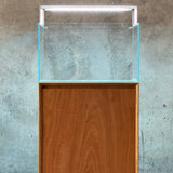 Archaea Mid-Century Modern Wood Cabinet for rimless aquariums with base dimensions: L 60cm x W 45cm