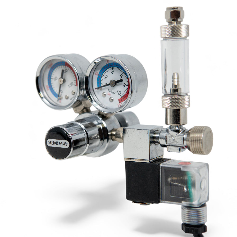 ARCHAEA AccuPRO (Elite) Full-Size Dual Gauge CO2 Regulator (Fits CGA 320 Cylinder)