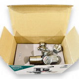 CO2 system kit with ARCHAEA AccuPRO II Compact CO2 dual gauge regulator