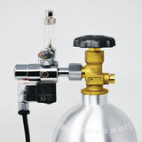 CO2 system kit with ARCHAEA AccuPRO II Compact CO2 dual gauge regulator