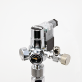 CO2 system kit with ARCHAEA AccuPRO II Compact CO2 dual gauge regulator