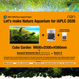 ADA Cube Garden 60P Layout Renewal Campaign set + ADA AQUASKY RGB II 60 + Light Screen 600 + Garden Mat + Metal Cabinet 600 Mineral Gray