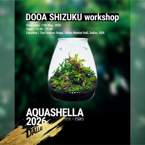 DOOA "SHIZUKU" Workshop 2026 at AQUASHELLA (Venue: Dallas Market Hall)