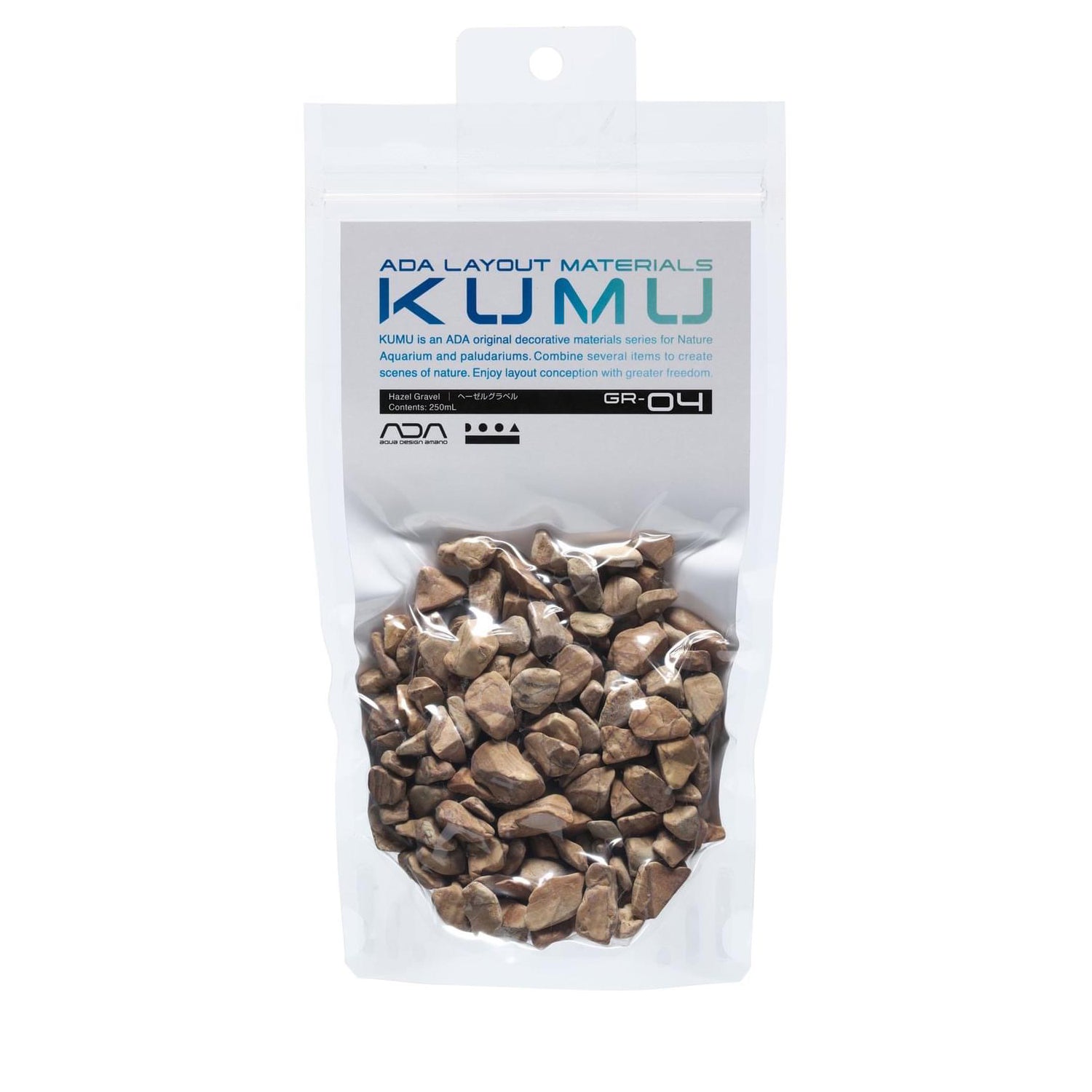 ADA KUMU Series (GR-04) Hazel Gravel 250ml – Aqua Forest Aquarium