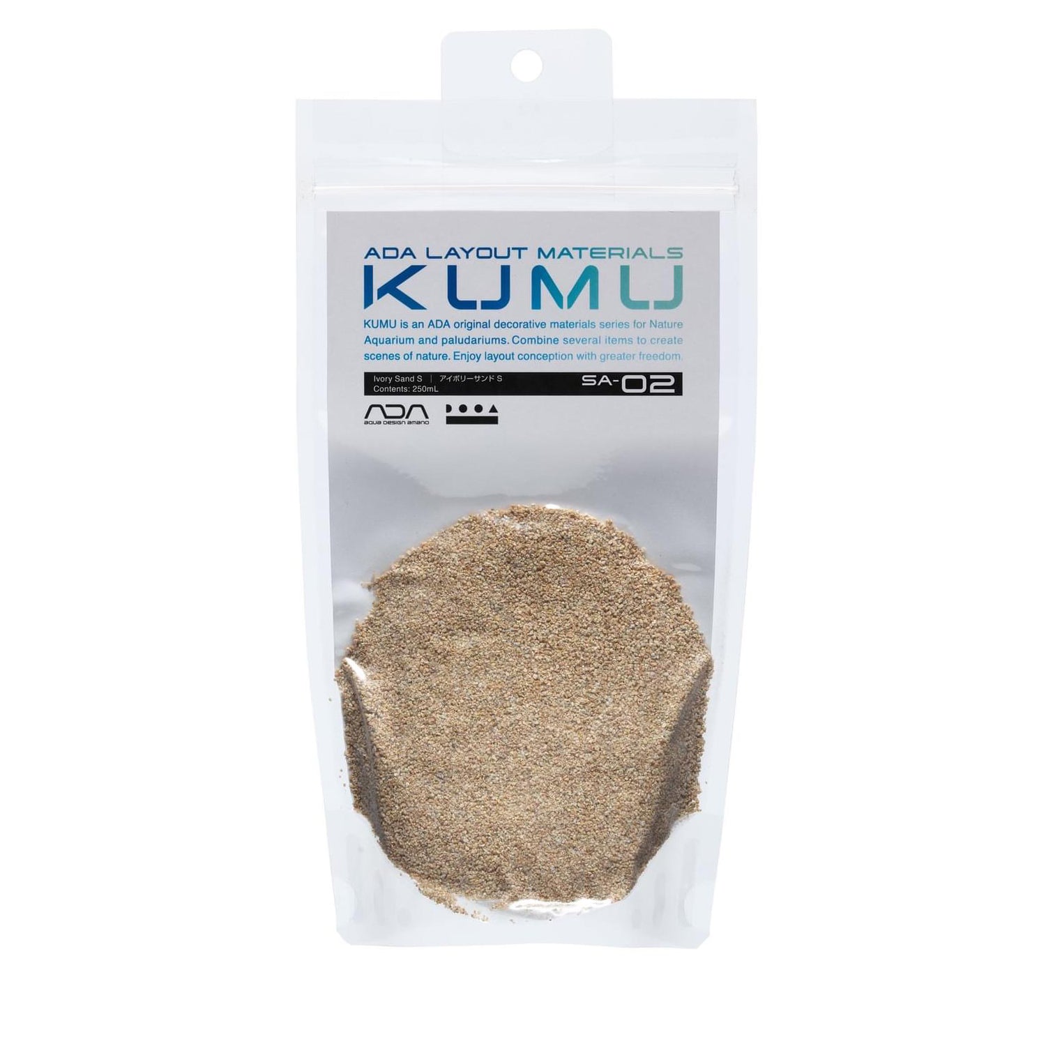 ADA KUMU Series (SA-02) Ivory Sand S 250ml – Aqua Forest Aquarium
