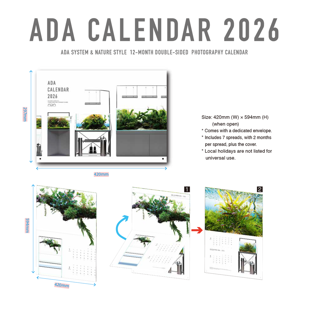 ADA Nature Aquarium Calendar 2026 – Aqua Forest Aquarium
