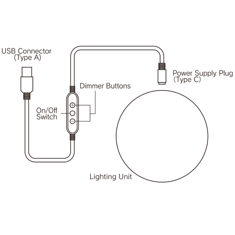 DOOA Magnet Light G Slim (USB power adapter is not included DOOA Magnet Light G Slim (USB power adapter is not included
