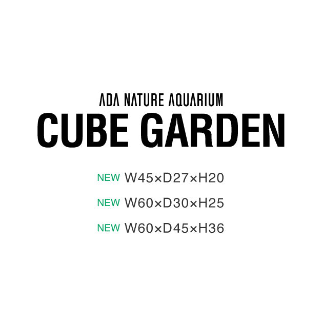 ADA Cube Garden New 45F Rimless Aquarium W45xD27xH20cm (Ultra High