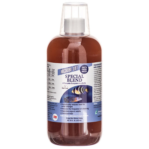 MICROBE-LIFT SBH16 Special Blend Aquarium and Fish Tank Cleaner for  Freshwater a