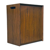 Archaea Mid-Century Modern Wood Cabinet for rimless aquariums with base dimensions: L 60cm x W 45cm