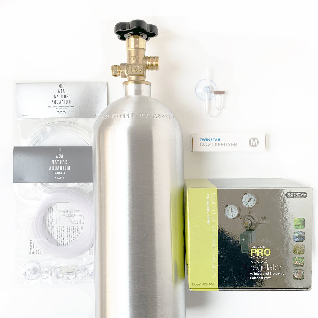 CO2 system kit with Archaea CO2 regulator (PRO) dual gauge
